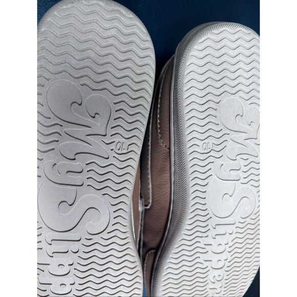 My Pillow Slippers Men’s 10 Leather Moccasins Memory Foam Chestnut Brown - Picture 9 of 10